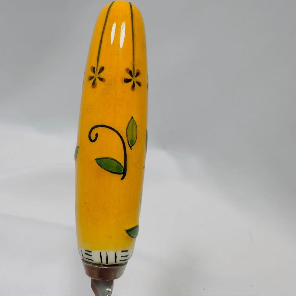 Honey Spoon Jasmine by MSC Yellow Ceramic Handle 5